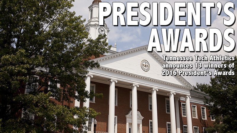 Thirteen Golden Eagle student-athletes honored as recipients of 2016 President's Award