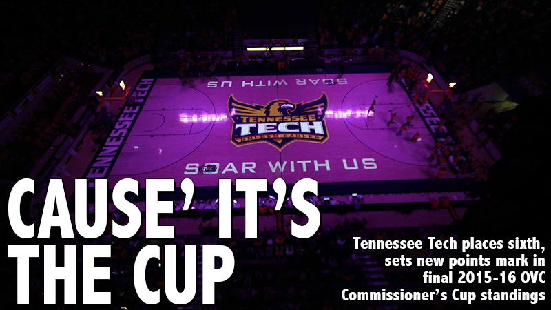 Tennessee Tech achieves new heights in OVC Commissioner's Cup final rankings