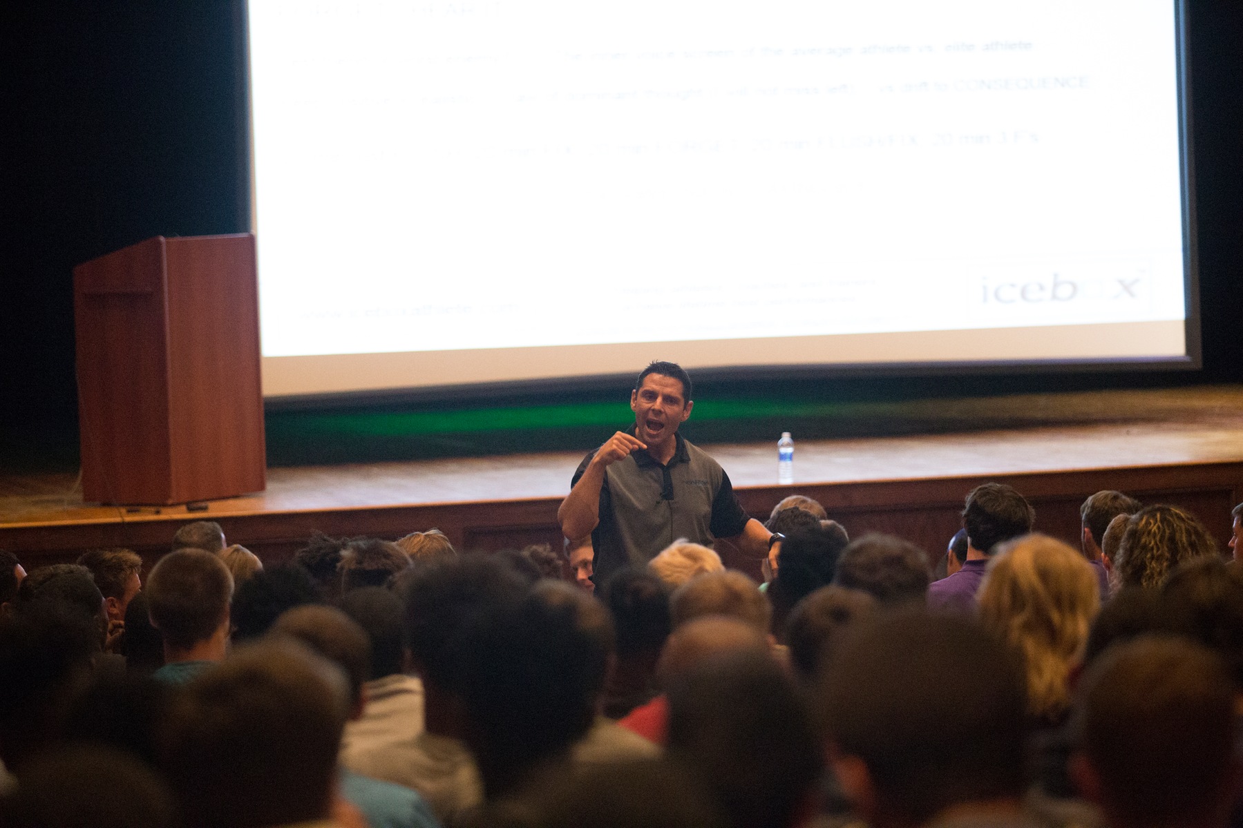 Sport psychology expert Dr. Spencer Wood educates Tech student-athletes, staff about mental toughness