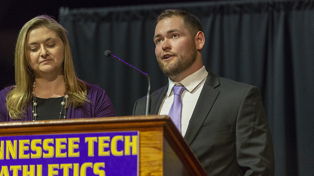 Sage Stockton named Tennessee Tech Athletics’ Unsung Leader Award winner for February