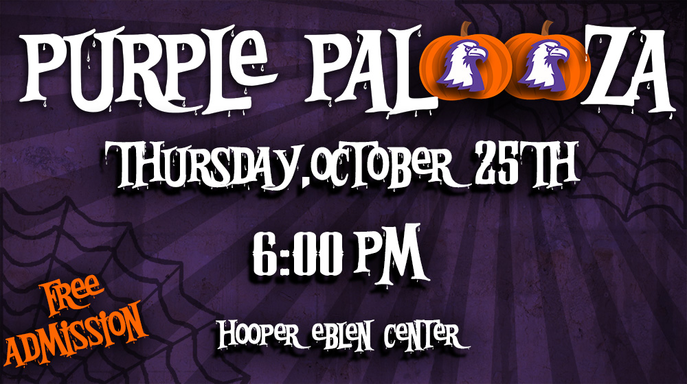 Seventh annual Purple Palooza set for Thursday, Oct. 25 at Eblen Center