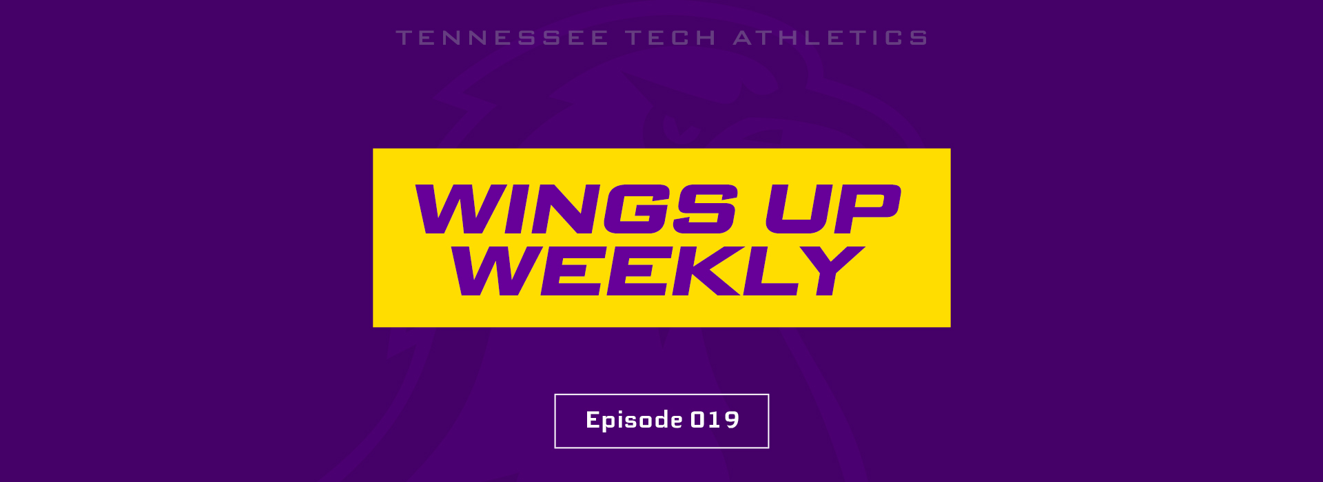 Wings Up Weekly: Episode 019 - featuring Tech head football coach Dewayne Alexander, juniors Bailey Fisher and David Gist