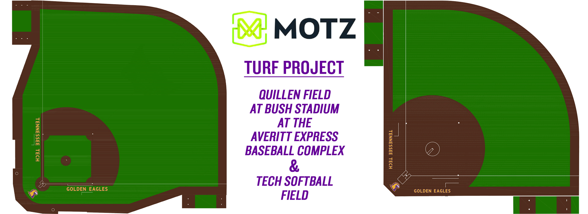 Tech Athletics, The Motz Group teaming again for baseball/softball turf project
