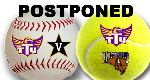 Weather continues to force schedule changes; Baseball and tennis affected