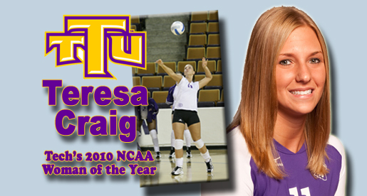 Teresa Craig chosen as Tech's 2010 NCAA Woman of the Year