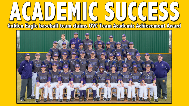 Golden Eagle baseball team claims OVC Team Academic Achievement Award
