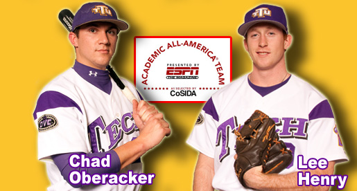 Henry, Oberacker named to CoSIDA Academic All-District team