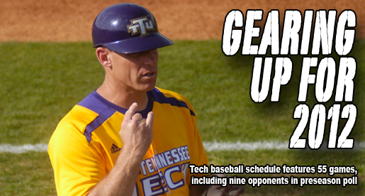 Ranked opponents, 30 home games featured in 2012 Tech baseball schedule