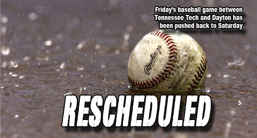 Friday’s TTU baseball game rescheduled for Saturday