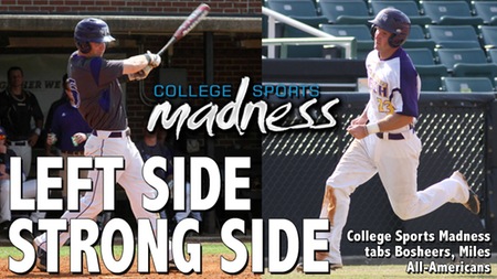 College Sports Madness tabs Bosheers, Miles All-Americans