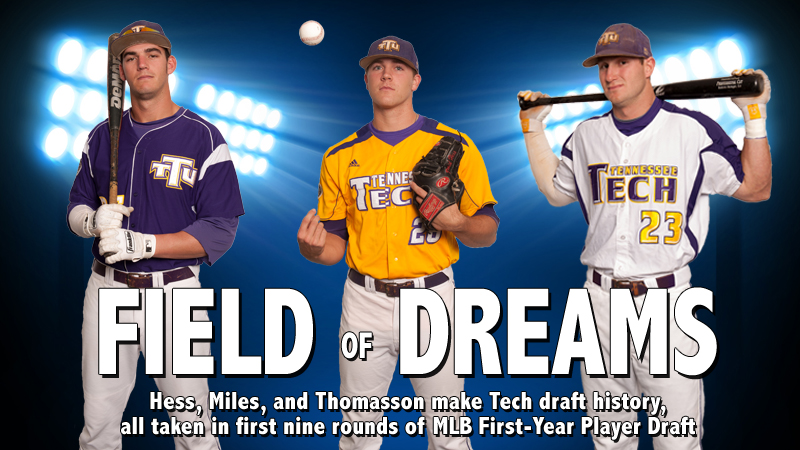 Three Golden Eagles taken in first nine rounds of MLB First-Year Player Draft