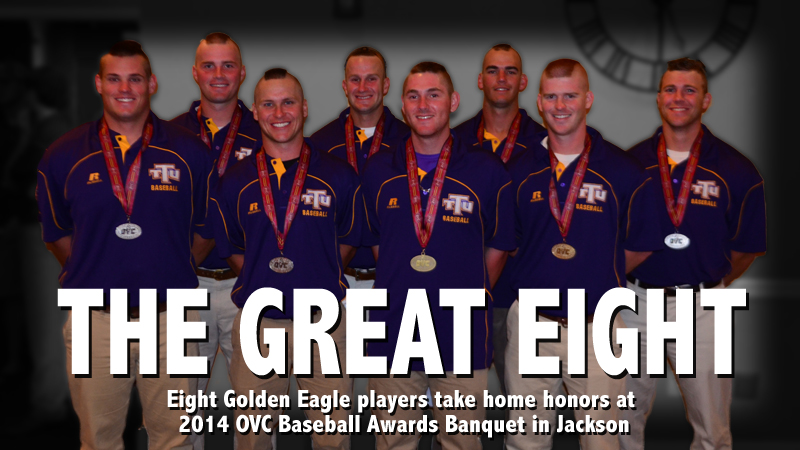 Eight Golden Eagles honored at OVC Baseball Awards Banquet