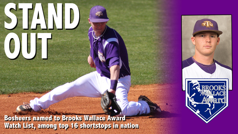 Bosheers among 16 named to most recent Brooks Wallace Award Watch List