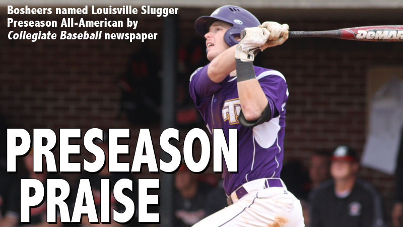Bosheers named Louisville Slugger Preseason All-American by Collegiate Baseball newspaper