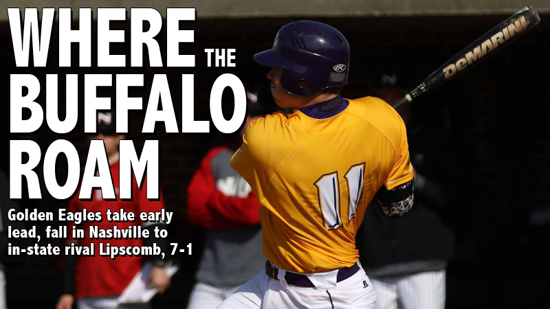 Golden Eagles grab early lead, fall to in-state rival Lipscomb in Nashville