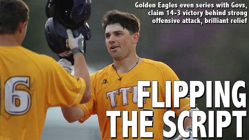 Golden Eagles even series with Austin Peay, claim 14-3 victory in game two