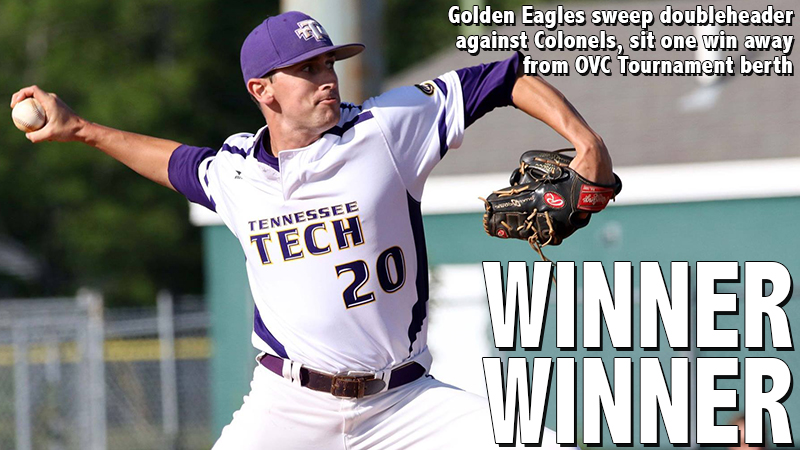 Golden Eagles one win from OVC Tournament berth following doubleheader sweep of EKU