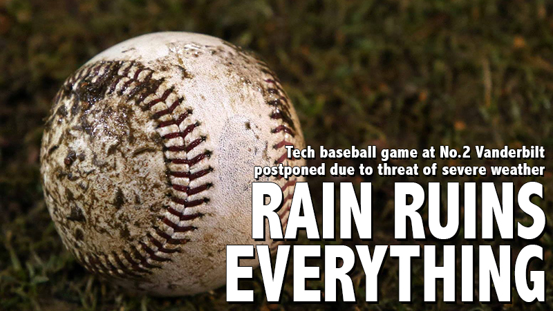 Tech baseball game at No. 2 Vanderbilt postponed due to severe weather threat