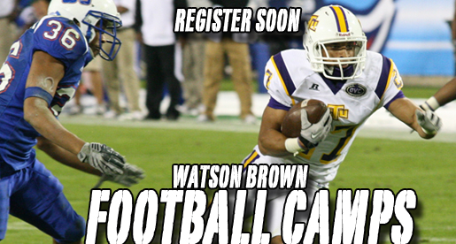 Watson Brown Football Camps coming up at Tennessee Tech
