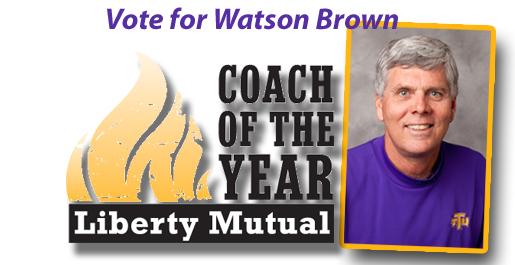 Watson Brown needs your vote for the Liberty Mutual Coach of the Year poll