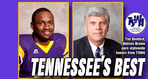 Benford, Brown receive top awards from Tennessee Sports Writers