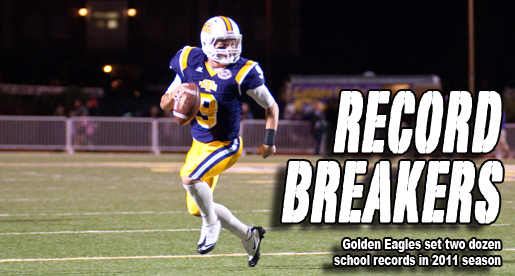 2011 Golden Eagle football team established dozens of school records