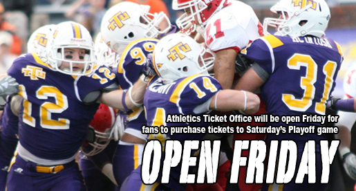 Ticket office to be open Friday; Parking and tailgate information announced