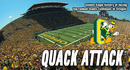 Golden Eagle football team to face Oregon Ducks in 2012 season