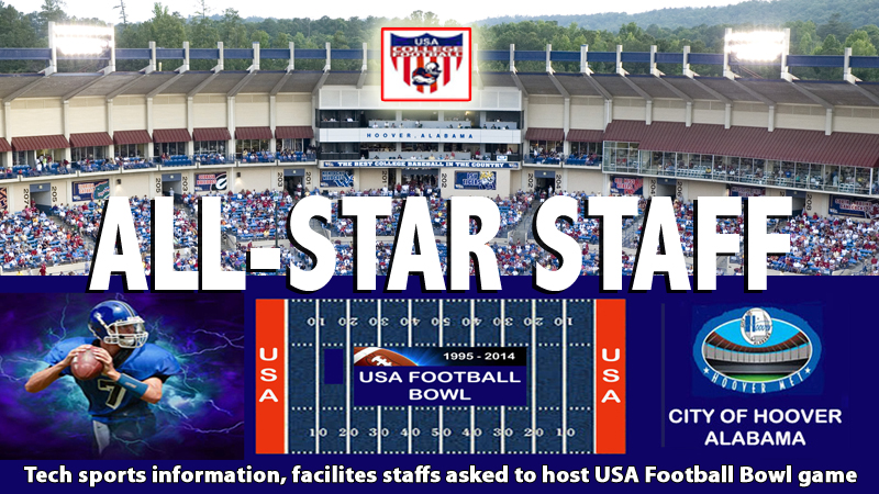 Tech sports information, game operations picked to staff USA Football Bowl