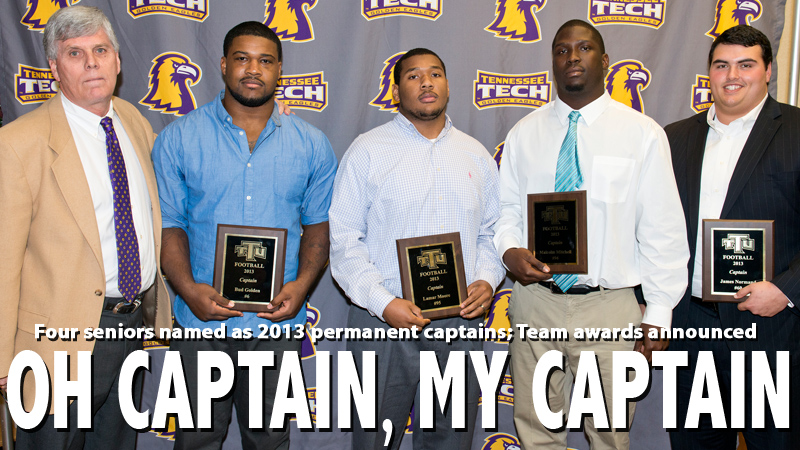 Captains announced, team awards presented at annual Football Dinner