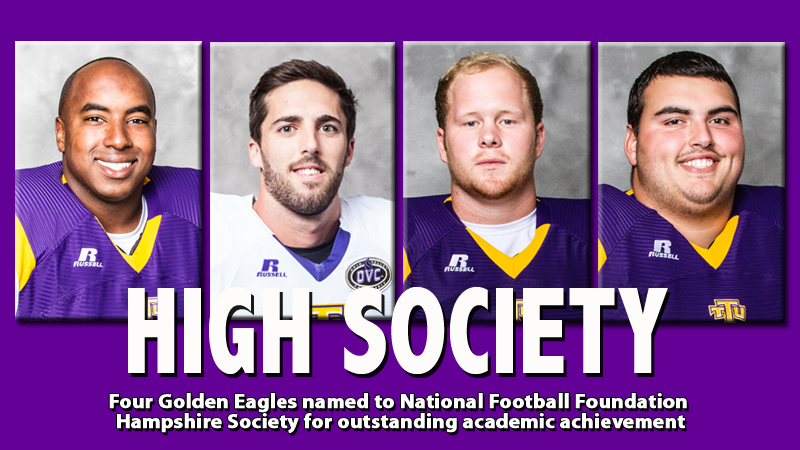 Four Golden Eagles named to NFF's Hampshire Society for academic success