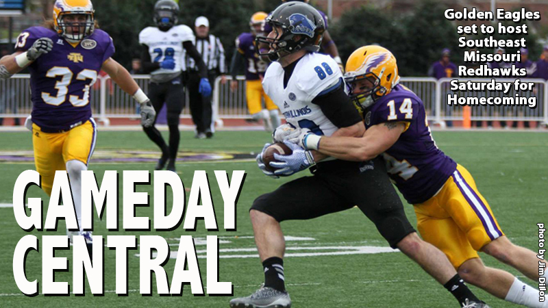 GAMEDAY CENTRAL: It's Homecoming for Golden Eagles as Redhawks visit Saturday