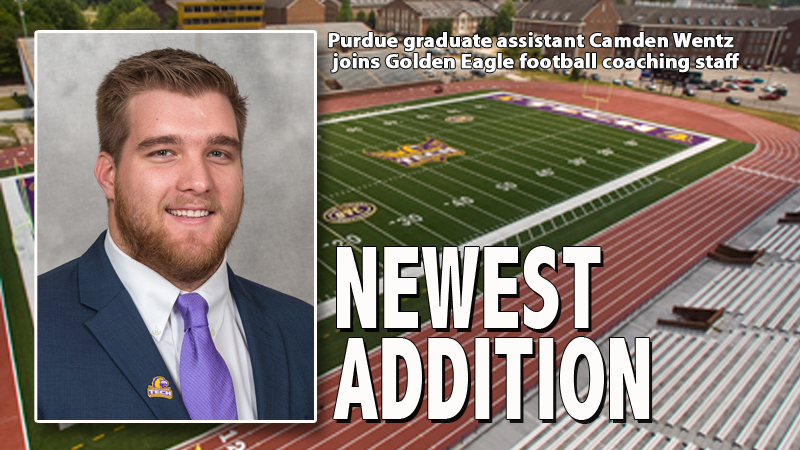Camden Wentz joins Golden Eagle football coaching staff to direct tight ends