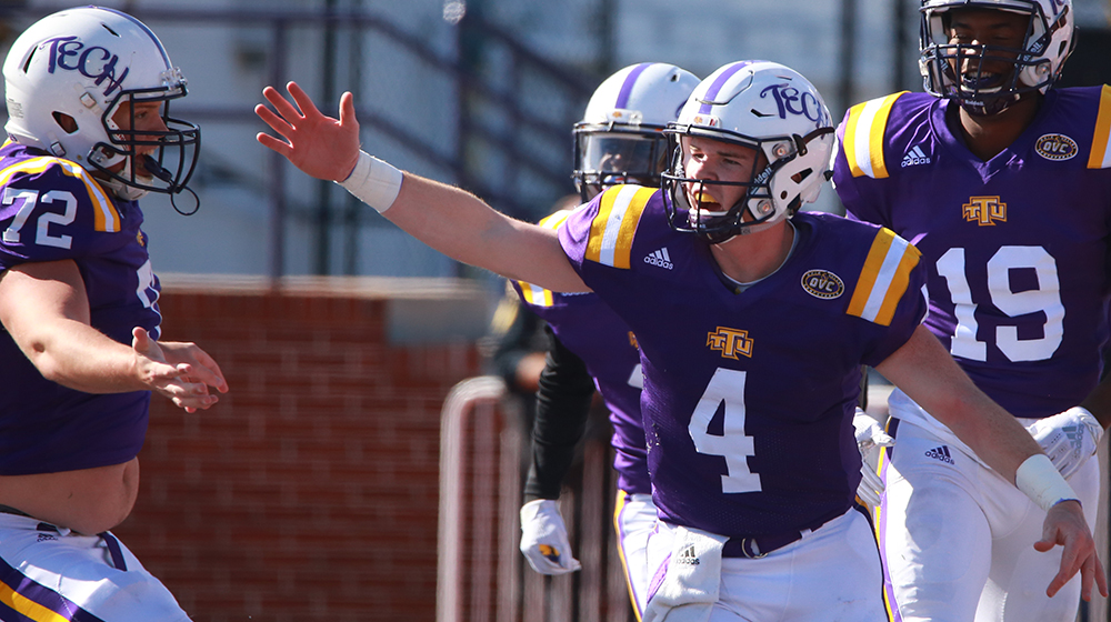 TTU QB Bailey Fisher named OVC Freshman of the Year, selected to All-Newcomer Team