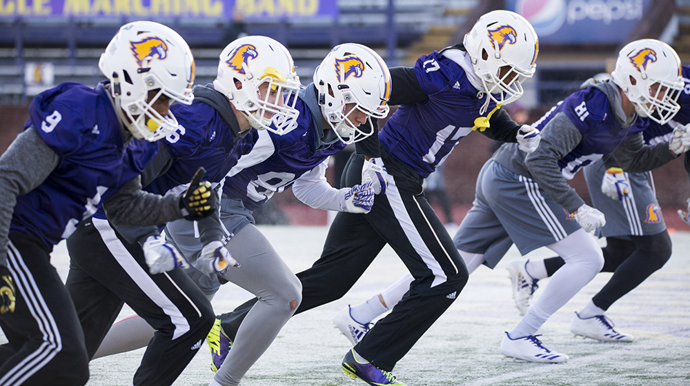 Tech football starts spring practice off with frosty session