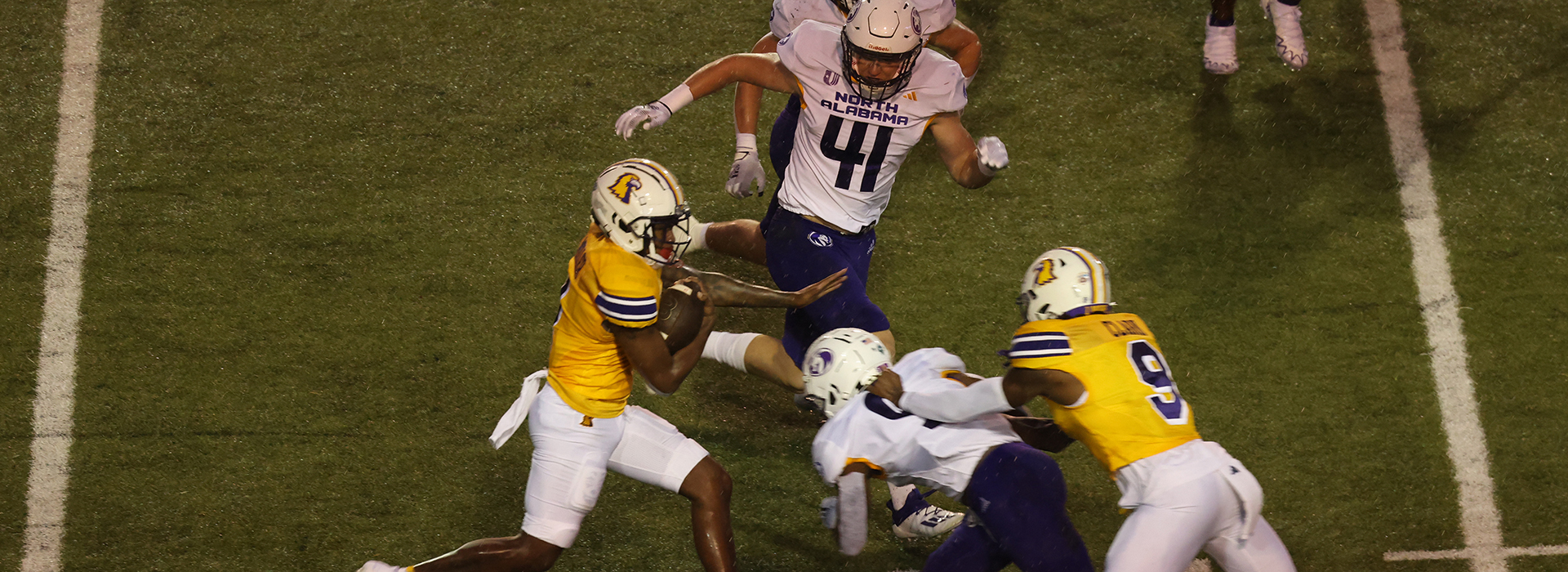 Tough night for offenses as North Alabama tops Golden Eagles