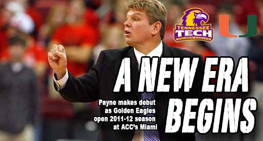Payne to make head coaching debut as Golden Eagles open at Miami
