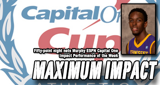 Murphy nets ESPN's Capital One Impact Performance of the Week honor