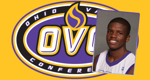 Johnson honored as adidas® OVC Freshman of the Week for third time