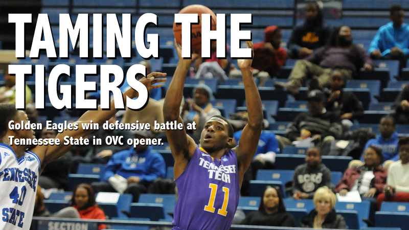 Golden Eagles nab big 57-53 win at Tennessee State in OVC opener