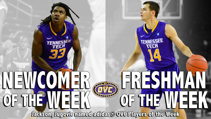 Jackson, Jugovic take home OVC Player of the Week honors