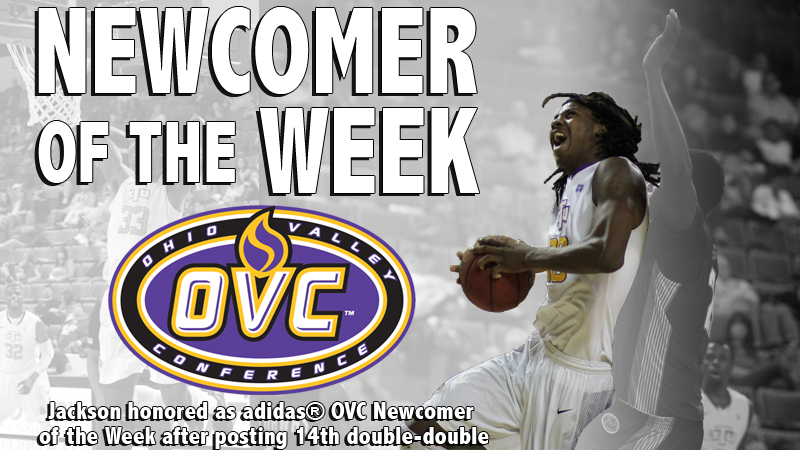 Jackson honored as adidas® OVC Newcomer of the Week after 14th double-double