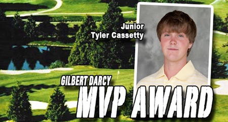 Cassetty wins men's golf team's Darcy Most Valuable Player Award