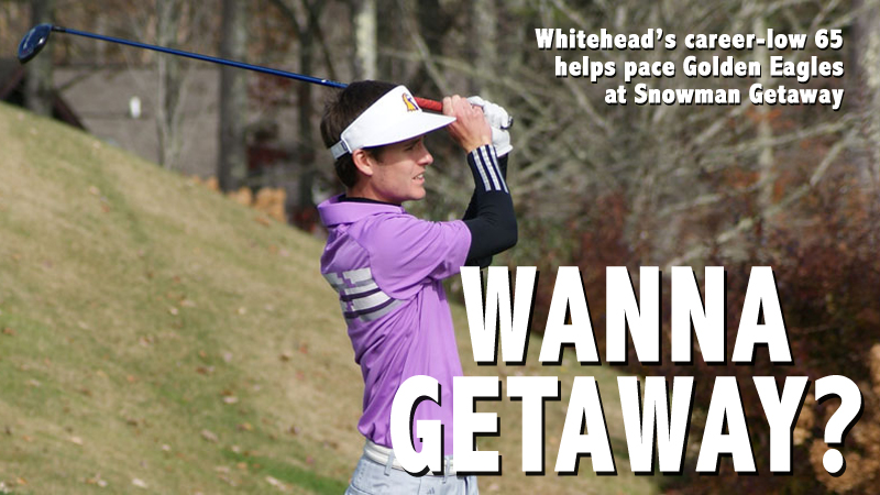 Whitehead's second-round 65 paces Golden Eagles at Snowman Getaway
