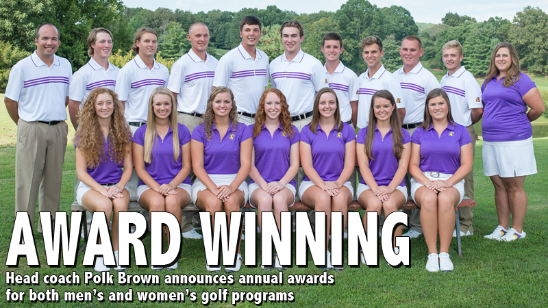 Robertson, Whitehead capture team MVP honors as Brown announces men's and women's golf awards