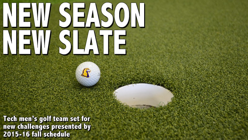 2015-16 fall schedule presents new challenges for Golden Eagle men's golf team