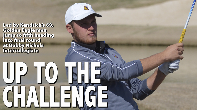 Kendrick leads Golden Eagles in jump to fifth at Bobby Nichols Intercollegiate
