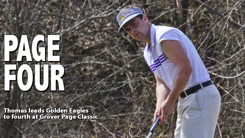 Led by veteran Mitch Thomas, Golden Eagle golf team places fourth at Page