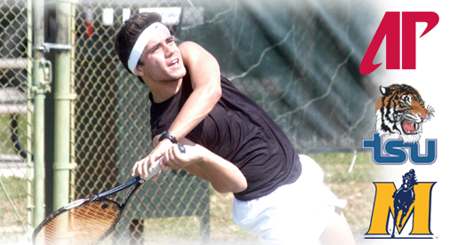 Golden Eagle tennis team faces three OVC tests on the road