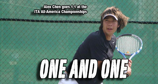 Chen goes 1-1 at ITA All-America Championships